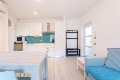 Living room, kitchen