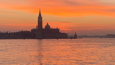 Nearby landmark, Natural landscape, Sunset