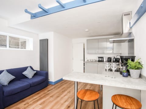 Ty Coets Coach House Apartment in Welsh Highland Railway; Caernarfon station