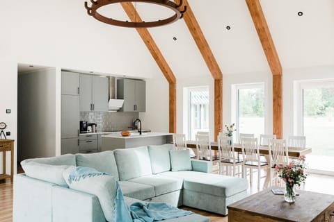 Property building, Living room, Dining area, Breakfast, kitchen