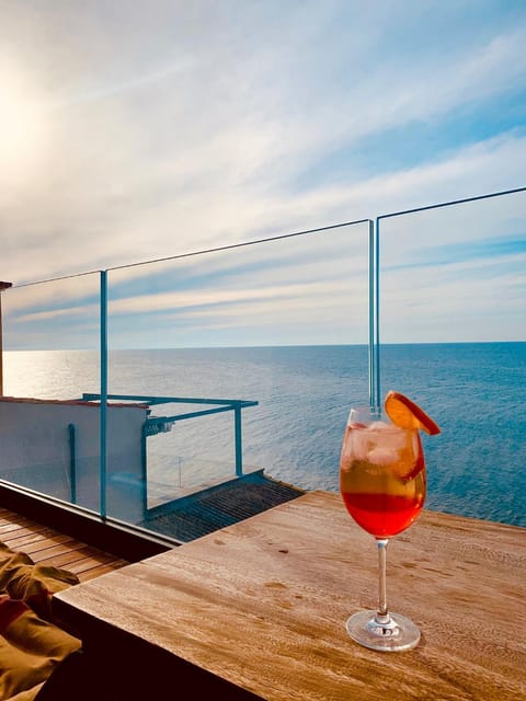 Natural landscape, View (from property/room), Balcony/Terrace, Sea view