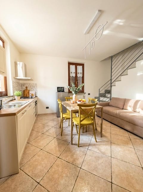 Kitchen or kitchenette, Living room, Dining area