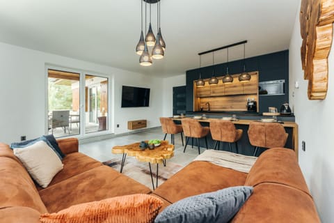 Living room, Seating area, Dining area