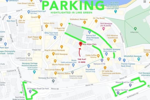 Central, stylish 3 bed apartment with sea views Apartment in Newquay