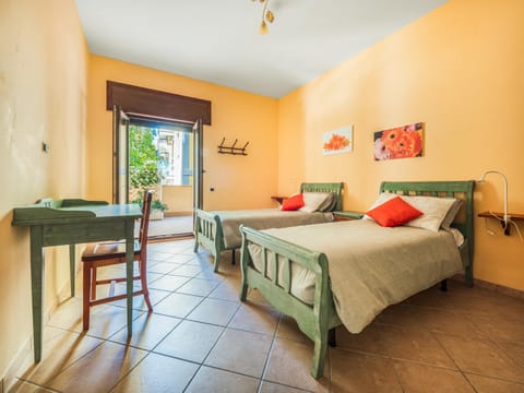 Patio, Bed, Photo of the whole room, Seating area, Bedroom