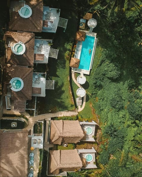 Patio, Bird's eye view, Dining area, Pool view, Swimming pool