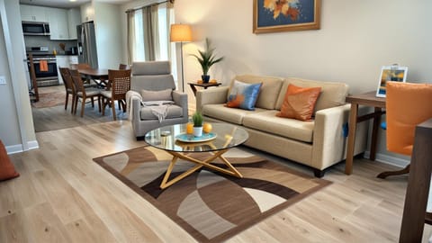 Living room, Seating area, Dining area