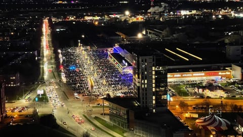 34 floor at the top of the Baltic Apartment in Klaipėda