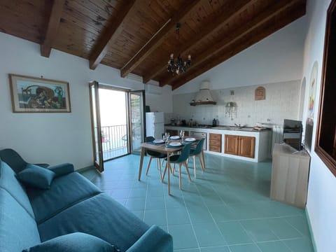 Living room, kitchen