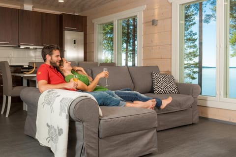 Living room, Photo of the whole room, Lake view