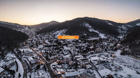 Off site, Bird's eye view, Winter