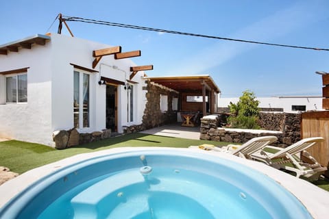Property building, Living room, Swimming pool