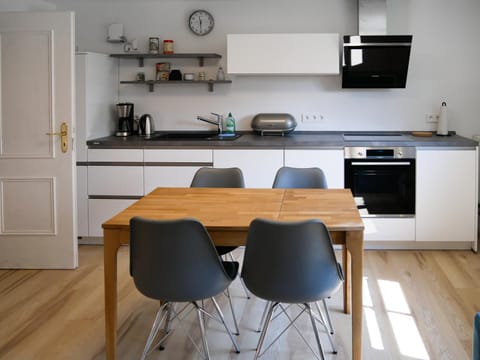 Kitchen or kitchenette, Living room, Dining area