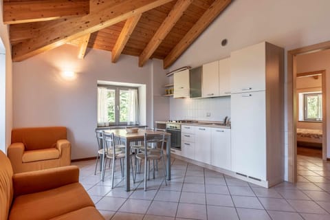 Kitchen or kitchenette, Living room, Dining area