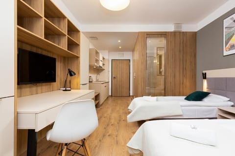 Photo of the whole room, Seating area