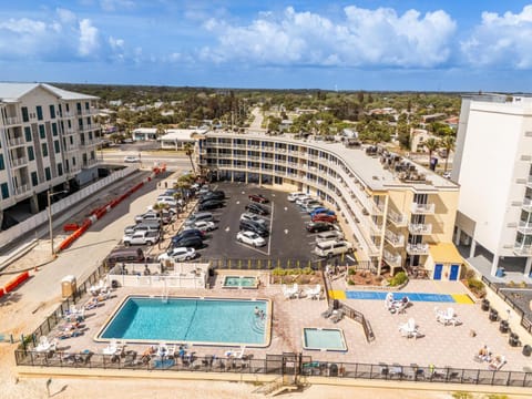 Property building, Natural landscape, Bird's eye view, Beach