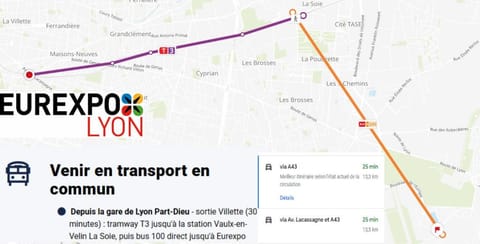 Côté Cour Lyon Part Dieu Apartment in Villeurbanne