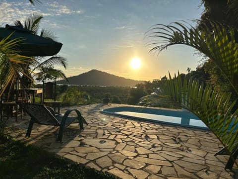 Natural landscape, Mountain view, Pool view, Swimming pool, Sunrise, Sunset, sunbed