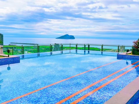 Nearby landmark, Natural landscape, Pool view, Sea view, Swimming pool
