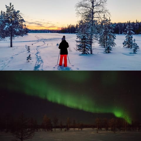 People, Natural landscape, Winter