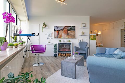 Traumblick! Mitten im Wasser u. doch ganz oben:) Apartment in Schleswig