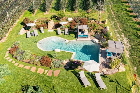 Property building, Living room, Swimming pool