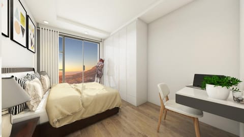 Photo of the whole room, Sea view