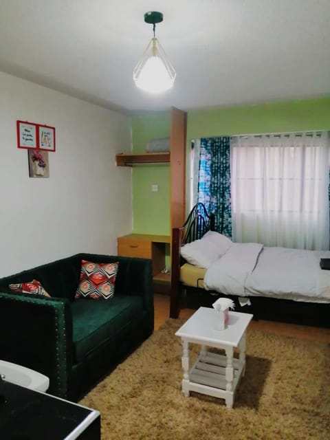 Bed, Seating area, Bedroom