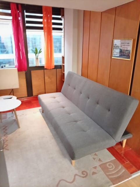 View (from property/room), Living room, Seating area, City view