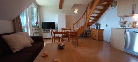 Kitchen or kitchenette, Living room