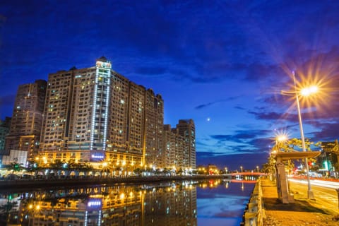 Property building, Off site, Night, River view