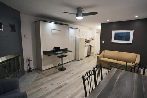 Living room, fireplace