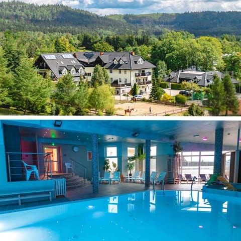 Property building, Nearby landmark, Day, Natural landscape, Mountain view, Pool view, Swimming pool, sunbed