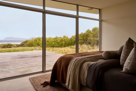 Bed, Natural landscape, Bedroom, Mountain view, Sea view