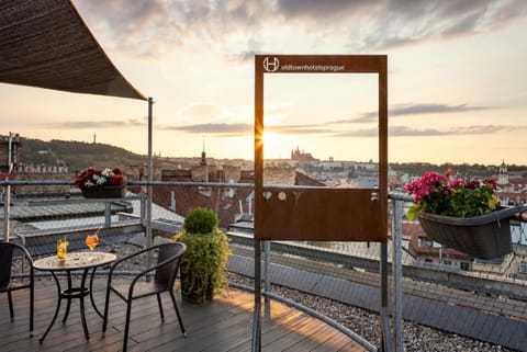 View (from property/room), Balcony/Terrace, Sunset