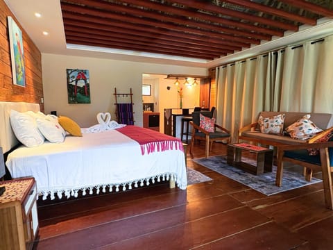 Bed, Living room, Photo of the whole room, Seating area, Bedroom, wardrobe