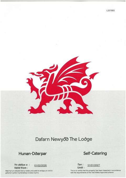 Dafarn Newydd Lodge Apartment in Wales
