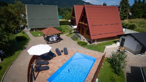 Bird's eye view, Garden view, Pool view, Swimming pool