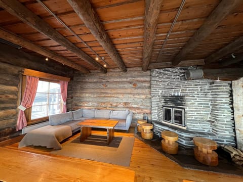 Living room, fireplace