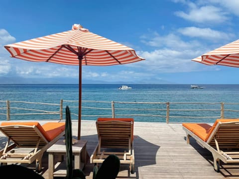 Beach, sunbed