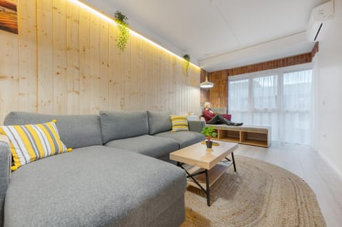 Living room, Seating area, air conditioner