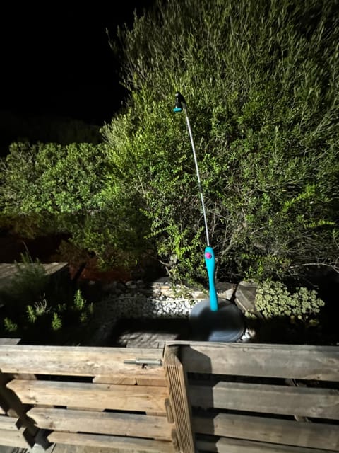 Shower, Night, Garden view