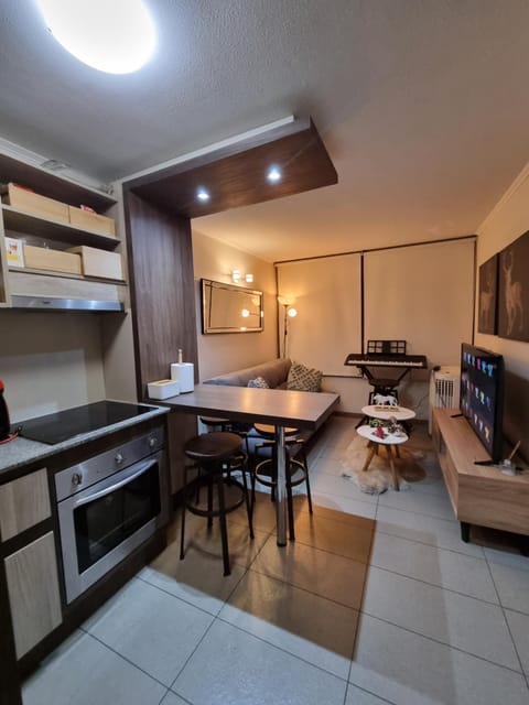 Kitchen or kitchenette, Living room