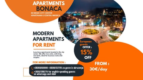 Apartmani Bonaca u Centru Nikšića Apartment in Montenegro