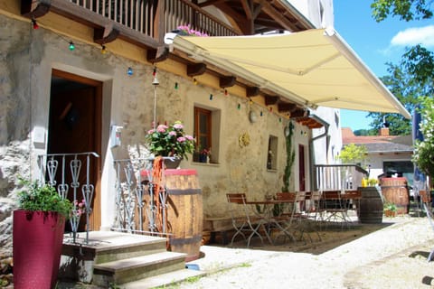 Property building, Seating area, Garden view