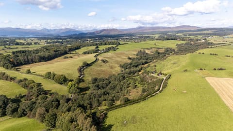 Natural landscape, Bird's eye view, Mountain view