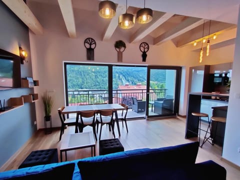 TV and multimedia, Kitchen or kitchenette, Living room, Dining area, City view, City view, Mountain view, Mountain view