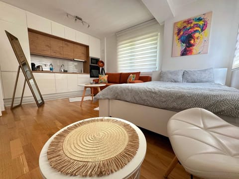 Bed, Kitchen or kitchenette, Living room, Photo of the whole room, Dining area, Bedroom, minibar