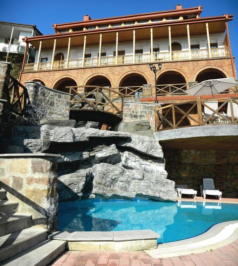Property building, Facade/entrance, Pool view, Swimming pool