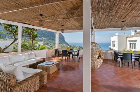 Patio, Mountain view, Sea view